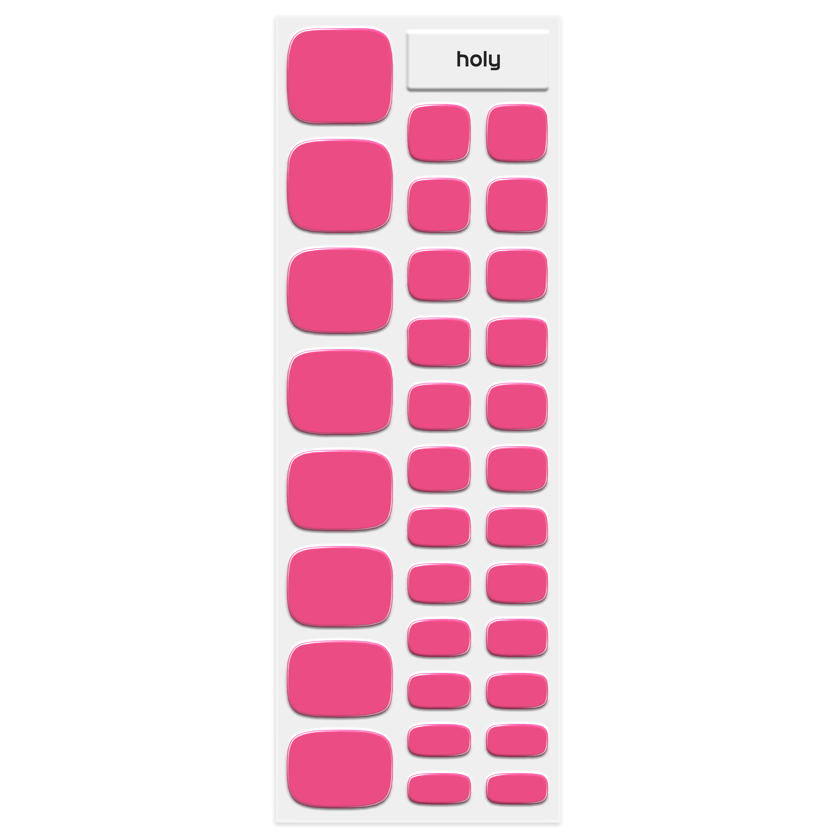 Electric Pink Toes