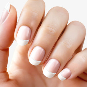Classic French Tip Glitz