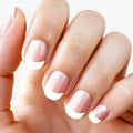 White French Tip Chrome